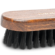 Leather brush synthetic