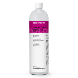 Leather Colour cherry red 1 l