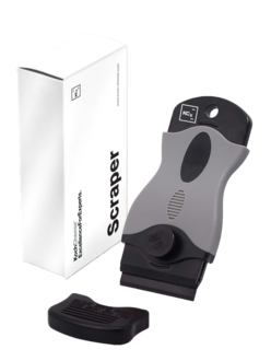 Scraper with 10 blades