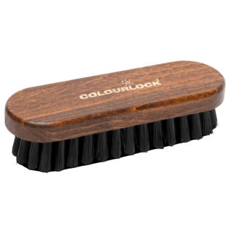 Leather cleaning brush brown