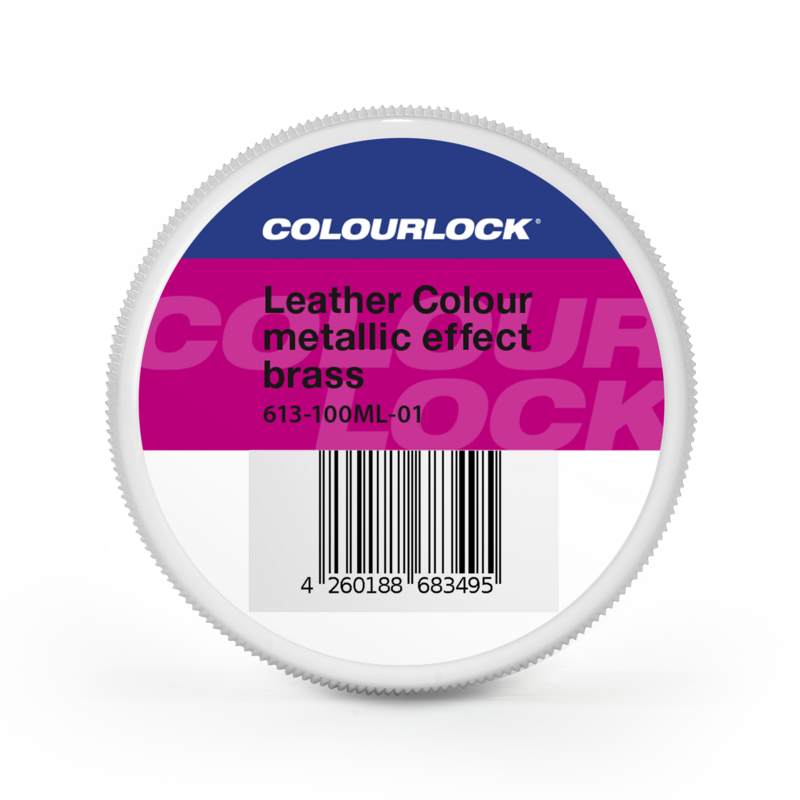 Leather Colour metallic brass
