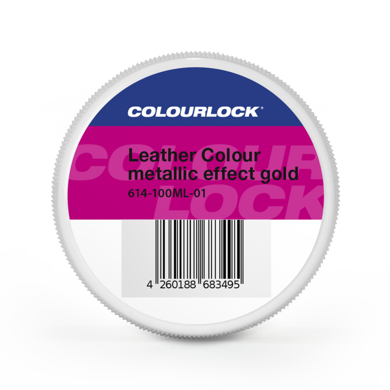Leather Colour metallic gold