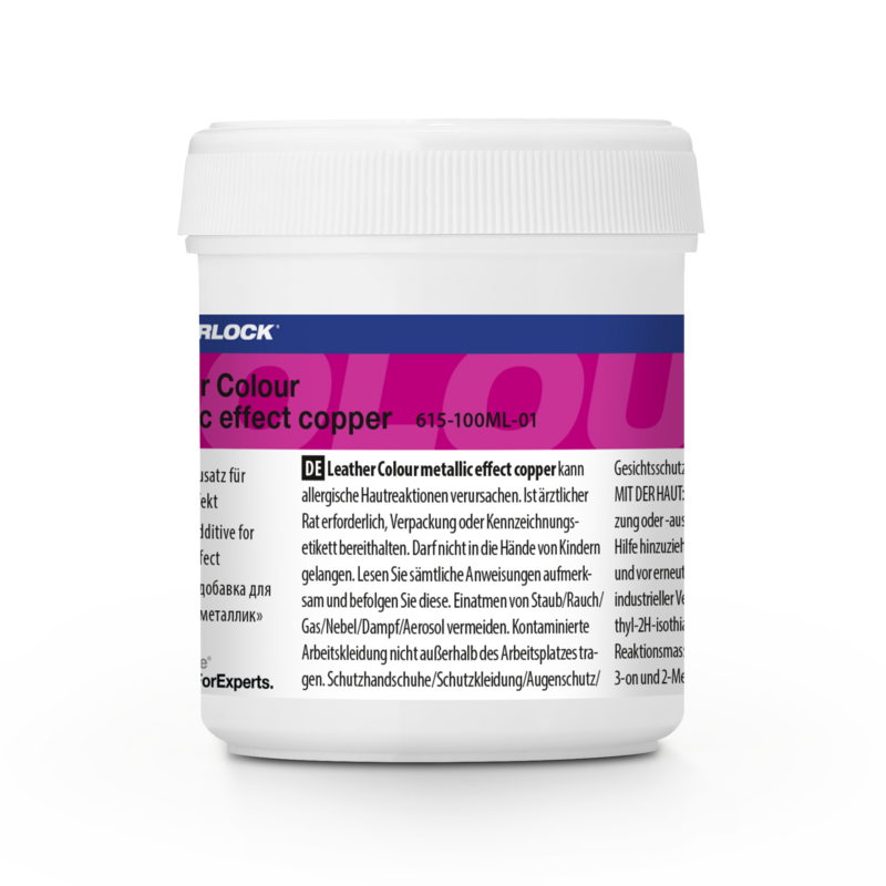 Leather Colour metallic copper