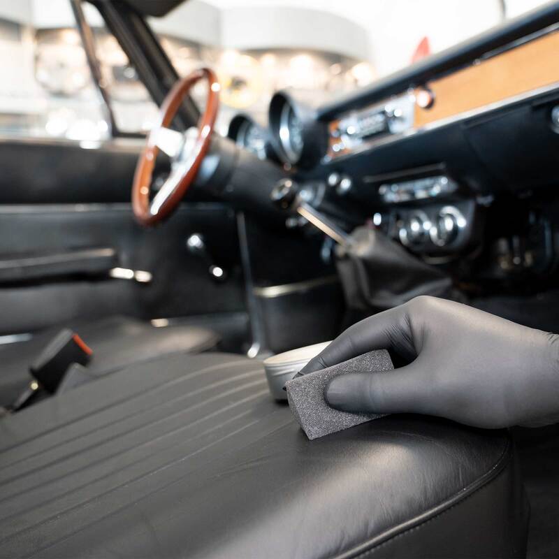 Pflegeset für strapaziertes Oldtimer Leder