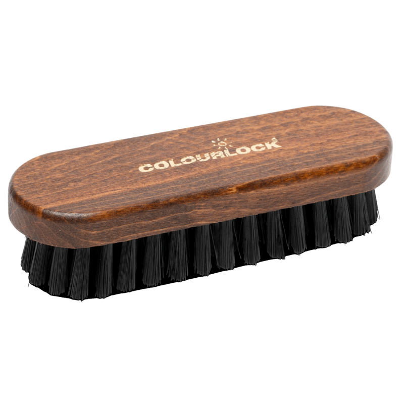 Leather brush synthetic